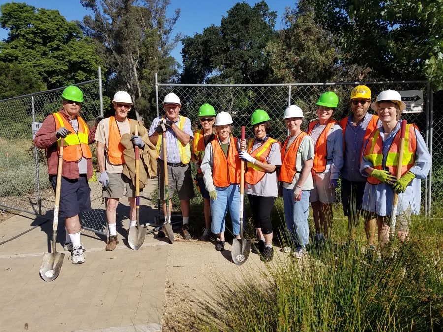 Arboretum volunteers and staff horticulturist Ryan Deering