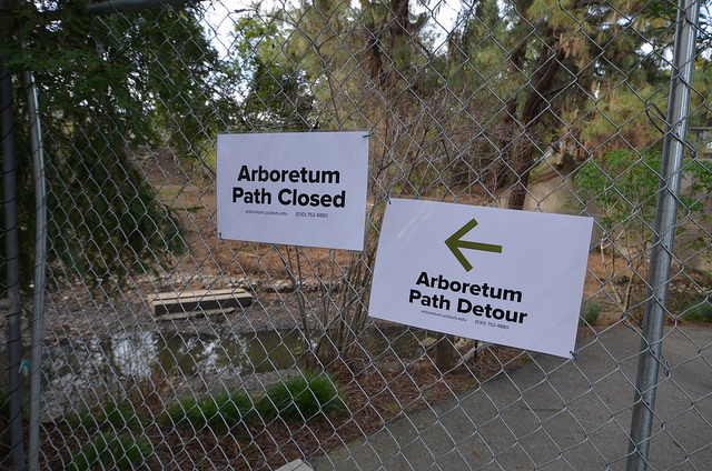 Arboretum Waterway construction begins