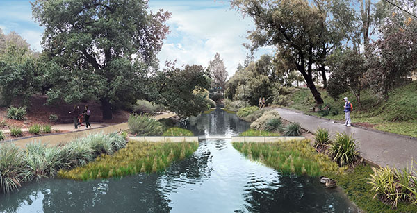 Phase one: Arboretum Waterway Maintenance and Enhancement Project