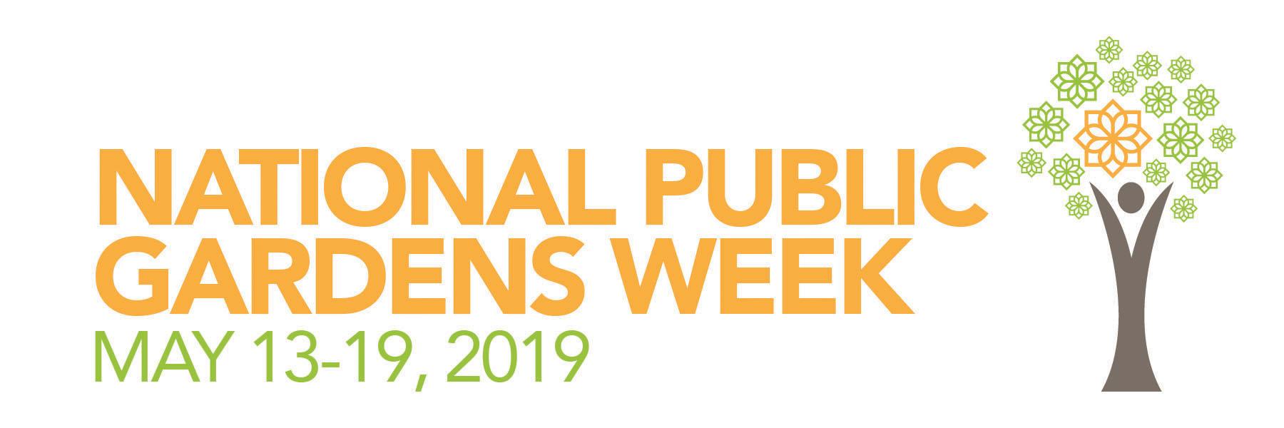 Image of National Public Gardens Day logo.