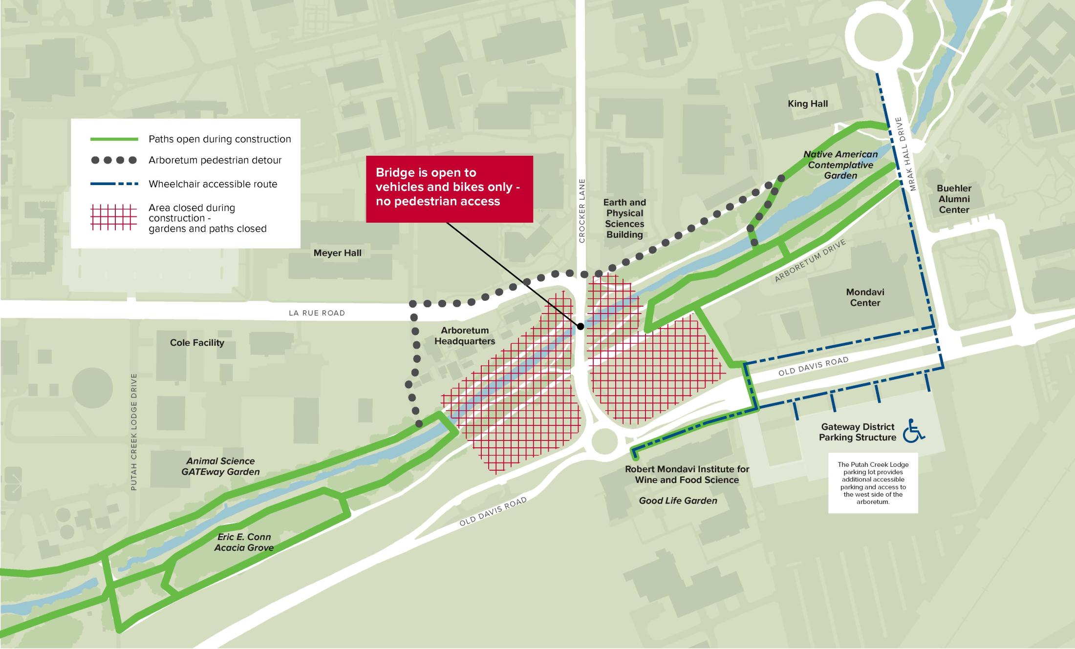 Image of La Rue Road Bridge replacement project detours