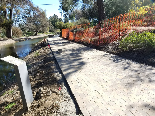 New paver path