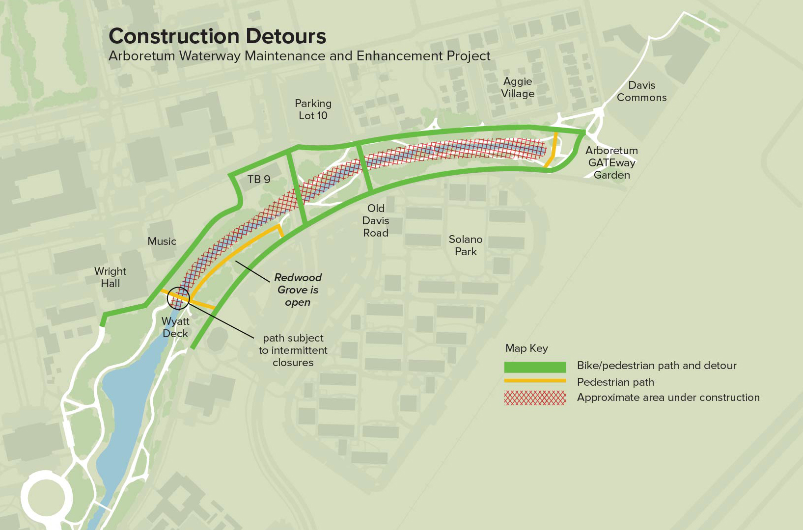 DETOUR NOTICE: Waterway construction scheduled to begin