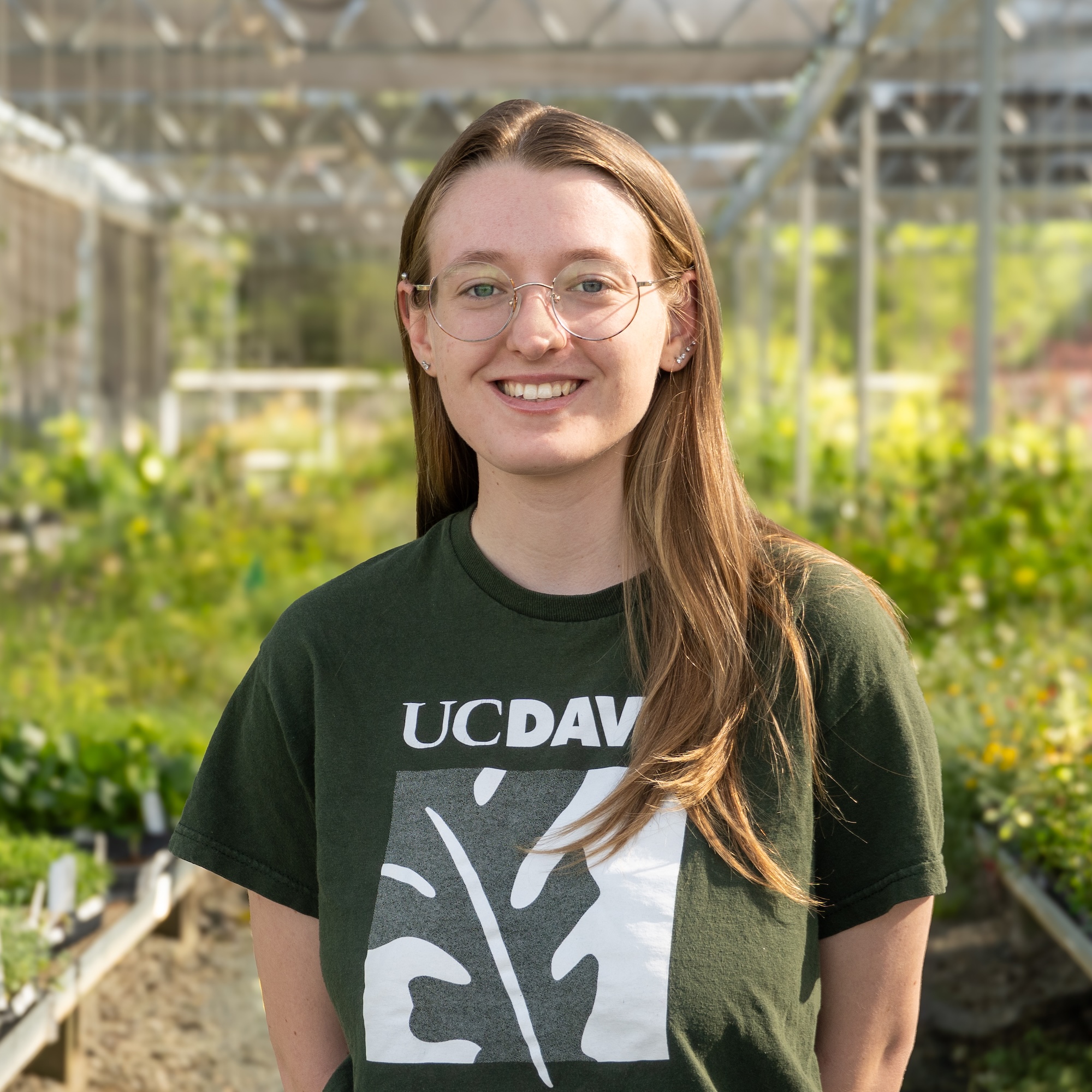 Headshot of Araya Hopp in the Arboretum Teaching Nursery