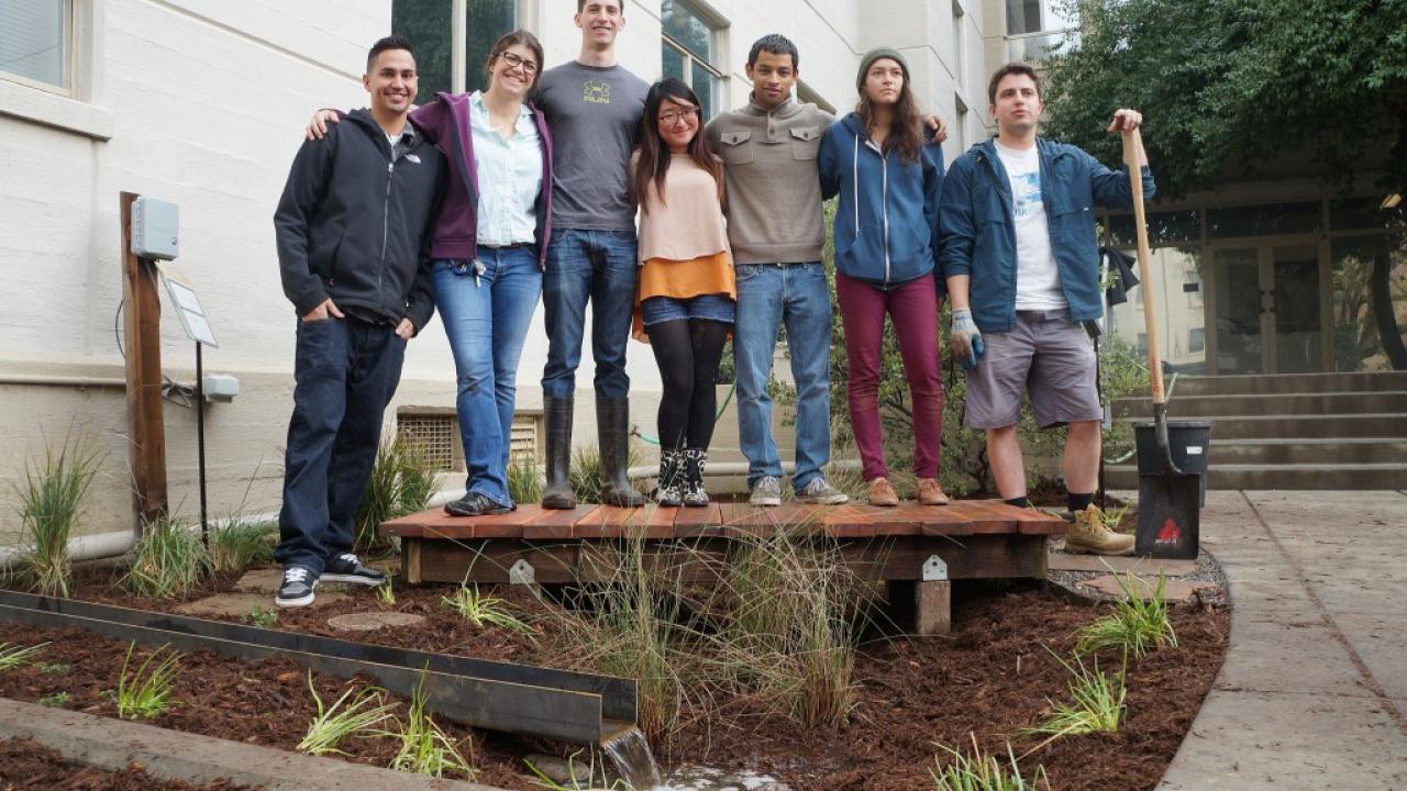 Environmental design and landscape architecture students
