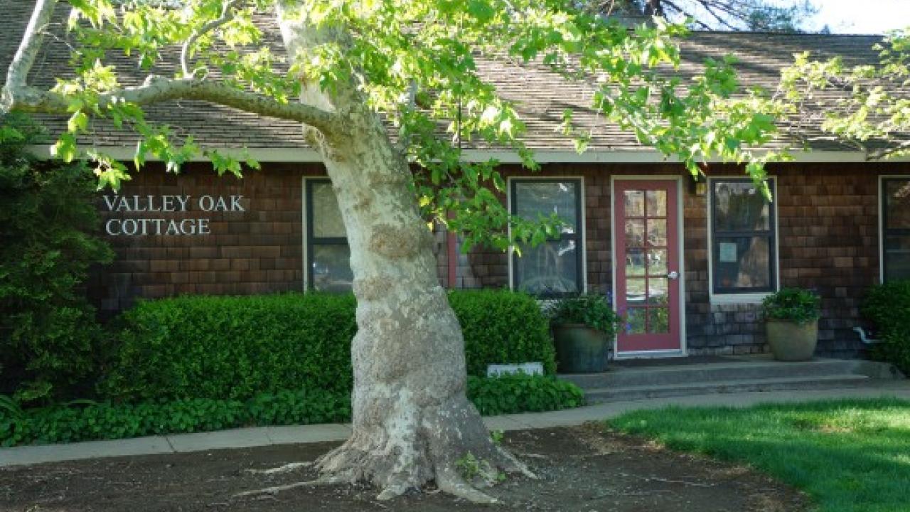Campus parking can be redeemed by Friends of the UC Davis Arboretum and Public Garden at the Arboretum Headquarters (pictured). 