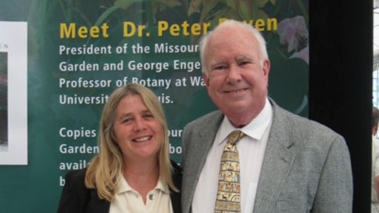 Mary Burke and Peter Raven