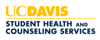 UC Davis Student Health and Counseling Services wordmark