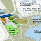 Image of UC Davis Vet Med and Arboretum initiative zones.