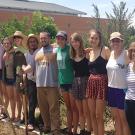 Edible landscape interns pilot campus gleaning projects