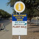 Arboretum Plant Sale sign