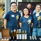 Image of UC Davis Olive Oil table at Taste 2018. 