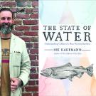 Image of Obi Kaufmann together with an image of his book cover The State of Water in California.