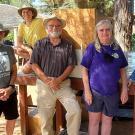 Image of 5 nursery caretakers at the Arboretum Teaching Nursery.