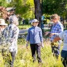 A team of volunteers in the Arboretum GATEway Garden